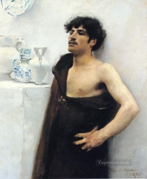 Young Man in Reverie John Singer Sargent Oil Paintings